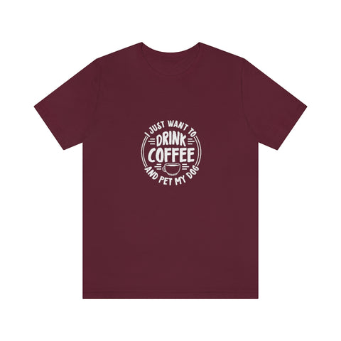 Unisex Jersey Short Sleeve Tee - Drink Coffee