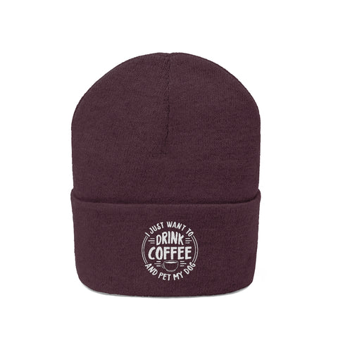 Knit Beanie - Drink Coffee