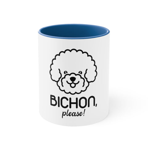 Accent Coffee Mug, 11oz - Bichon Please