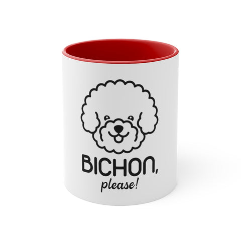 Accent Coffee Mug, 11oz - Bichon Please