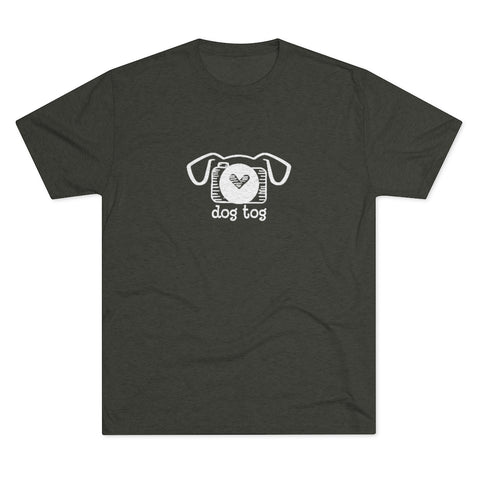 Unisex Tri-Blend Crew Tee - Dog Tog