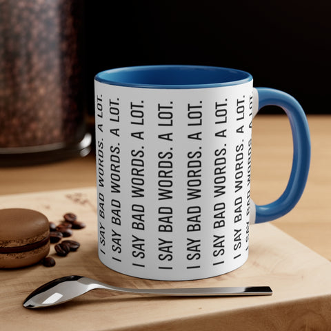 Accent Coffee Mug, 11oz - Bad Words