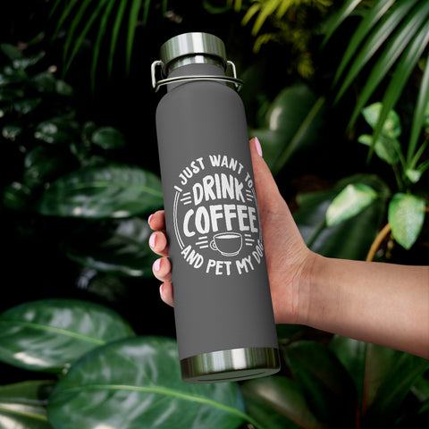 22oz Vacuum Insulated Bottle - Drink Coffee