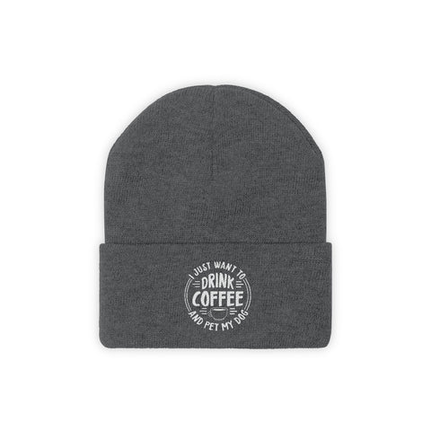 Knit Beanie - Drink Coffee
