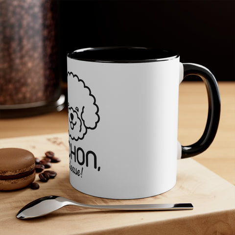 Accent Coffee Mug, 11oz - Bichon Please