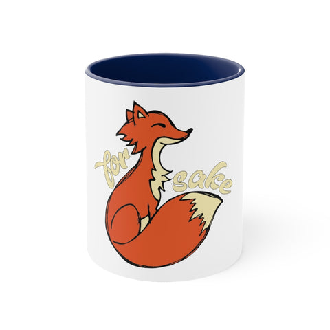 Accent Coffee Mug, 11oz - For FOX Sake