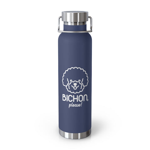 22oz Vacuum Insulated Bottle - Bichon Please