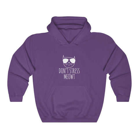 Unisex Heavy Blend™ Hooded Sweatshirt - Stress Meowt