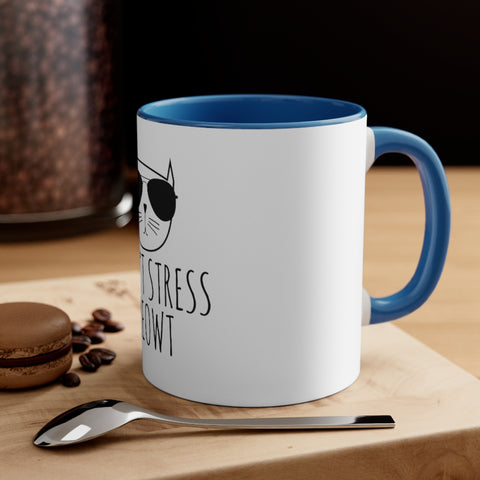 Accent Coffee Mug, 11oz - Stress Meowt