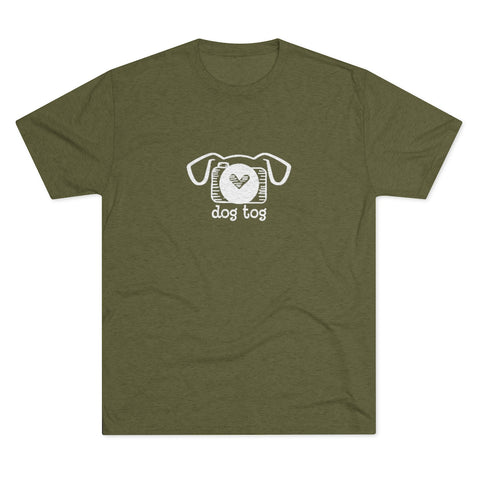 Unisex Tri-Blend Crew Tee - Dog Tog