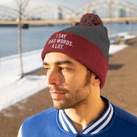 Pom Pom Beanie - Bad Words