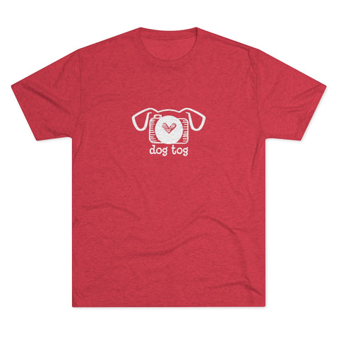 Unisex Tri-Blend Crew Tee - Dog Tog