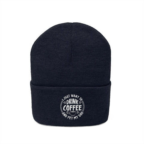Knit Beanie - Drink Coffee