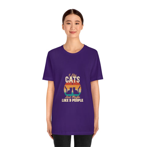 Unisex Jersey Short Sleeve Tee - Cats