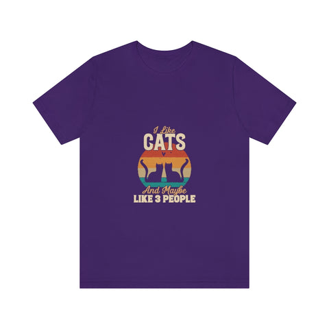 Unisex Jersey Short Sleeve Tee - Cats