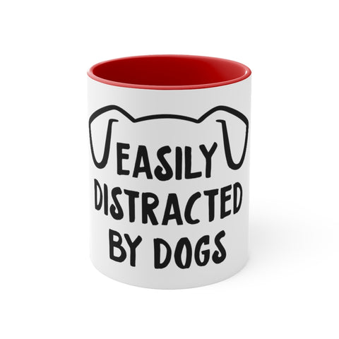 Accent Coffee Mug, 11oz - Easily Distracted
