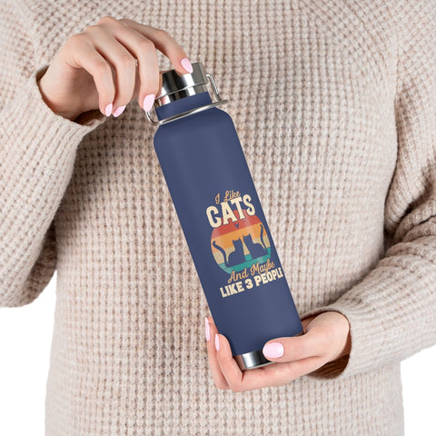 22oz Vacuum Insulated Bottle - Cats