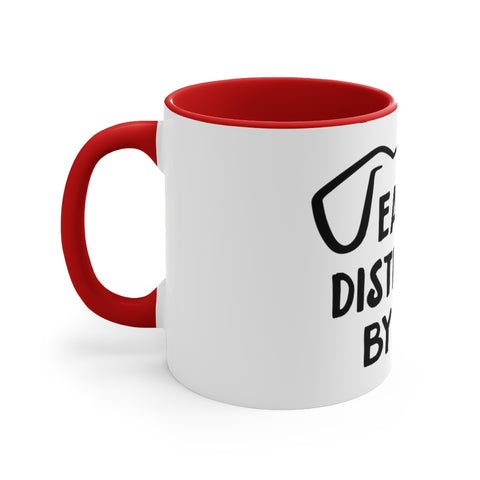 Accent Coffee Mug, 11oz - Easily Distracted