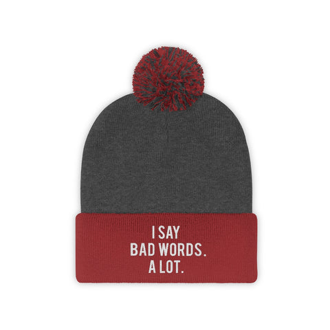 Pom Pom Beanie - Bad Words