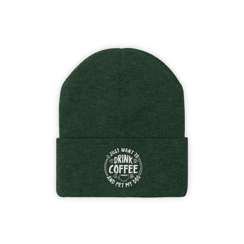 Knit Beanie - Drink Coffee