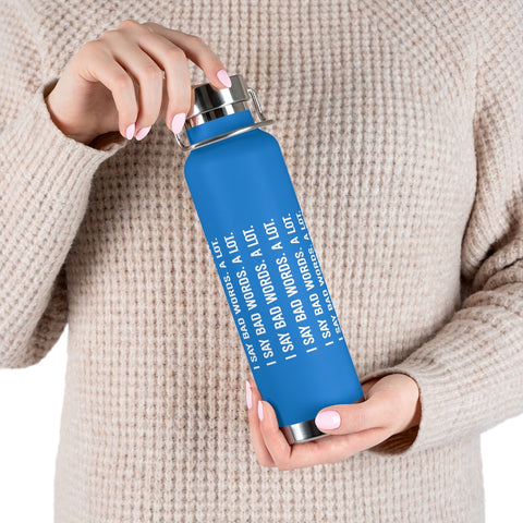 22oz Vacuum Insulated Bottle - Bad Words