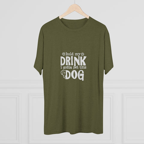 Unisex Tri-Blend Crew Tee - Hold My Drink