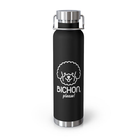 22oz Vacuum Insulated Bottle - Bichon Please