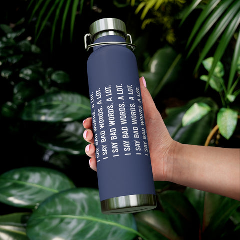 22oz Vacuum Insulated Bottle - Bad Words