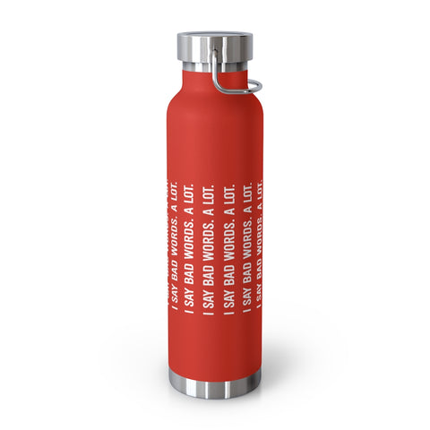 22oz Vacuum Insulated Bottle - Bad Words