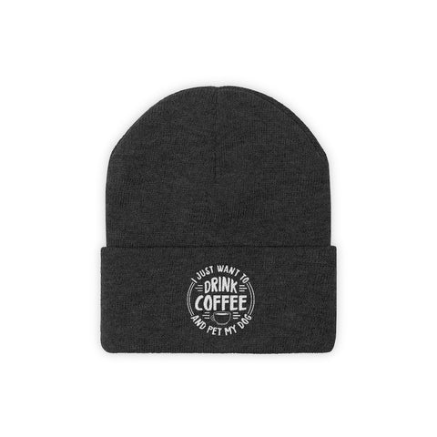 Knit Beanie - Drink Coffee