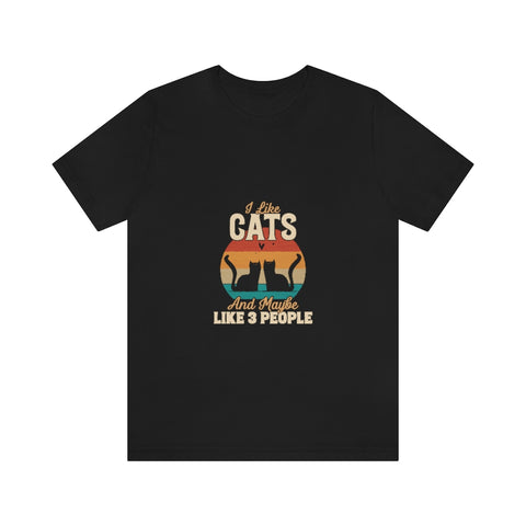 Unisex Jersey Short Sleeve Tee - Cats