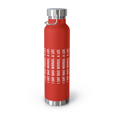 22oz Vacuum Insulated Bottle - Bad Words