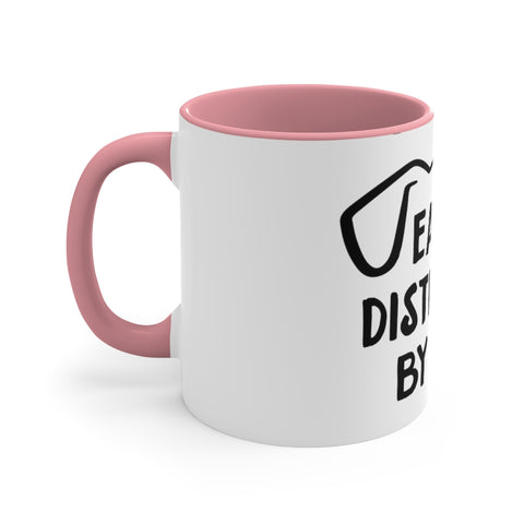 Accent Coffee Mug, 11oz - Easily Distracted